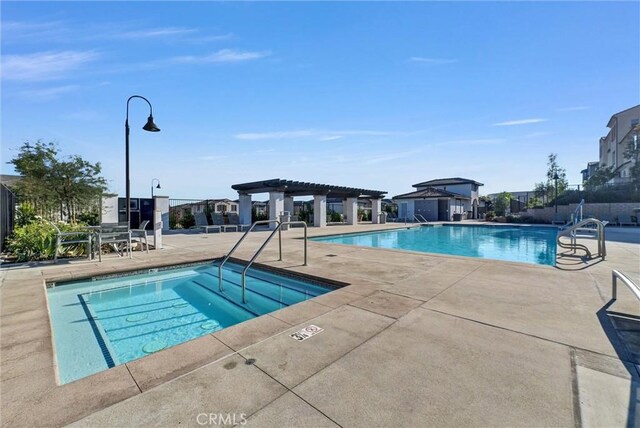 2123 Crescent Moon, Upland, CA 91786 - community pool with a pergola and a patio area