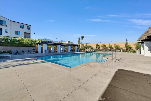 2123 Crescent Moon, Upland, CA 91786 - community pool featuring a patio area and a mountain view