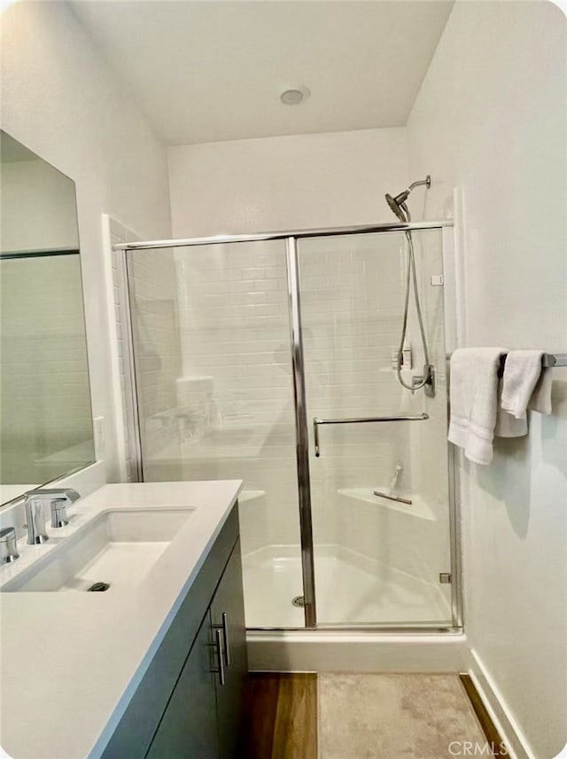 2123 Crescent Moon, Upland, CA 91786 - bathroom featuring a stall shower and vanity