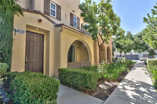 44939 Bellflower Ln Unit 118, Temecula, CA 92592 - entrance to property with stucco siding
