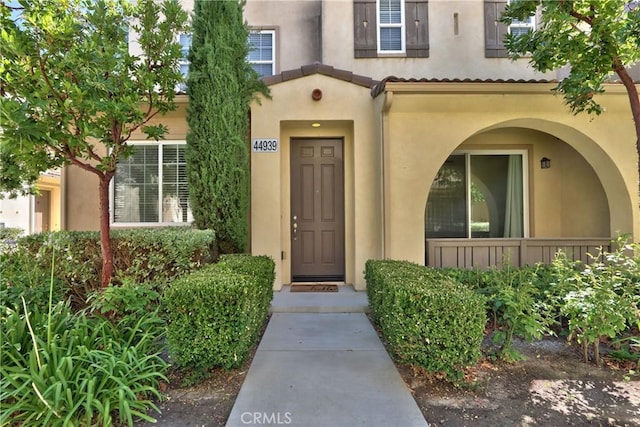 44939 Bellflower Ln Unit 118, Temecula, CA 92592 - property entrance featuring stucco siding