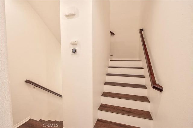 44939 Bellflower Ln Unit 118, Temecula, CA 92592 - staircase featuring wood finished floors