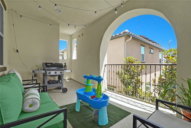 26149 Park Ave Unit 38, Loma Linda, CA 92354 - patio / terrace featuring area for grilling and an outdoor hangout area