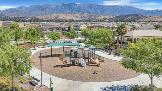 1511 Asteroid Way, Beaumont, CA 92223 - communal playground with a residential view and a mountain view
