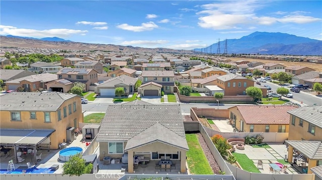1511 Asteroid Way, Beaumont, CA 92223 - aerial perspective of suburban area with a mountain backdrop