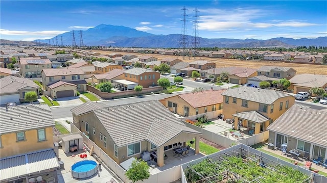 1511 Asteroid Way, Beaumont, CA 92223 - aerial view of residential area featuring a mountainous background