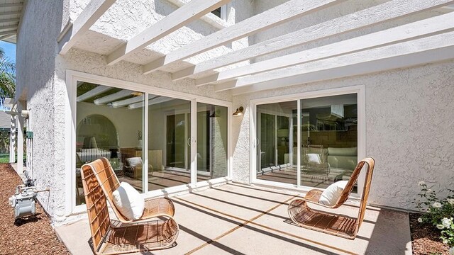 3073 N Pinewood St, Orange, CA 92865 - view of patio featuring a pergola