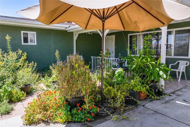 18934 San Bernardino Ave, Bloomington, CA 92316 - property entrance with stucco siding
