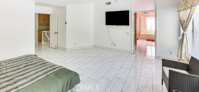 1020 La Salle Cir, Corona, CA 92879 - unfurnished bedroom featuring marble finish floors