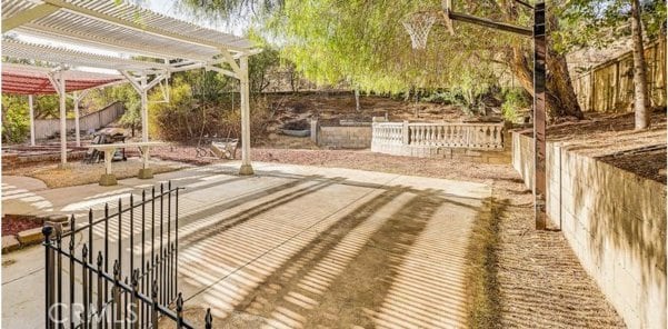 1020 La Salle Cir, Corona, CA 92879 - view of patio / terrace with a pergola