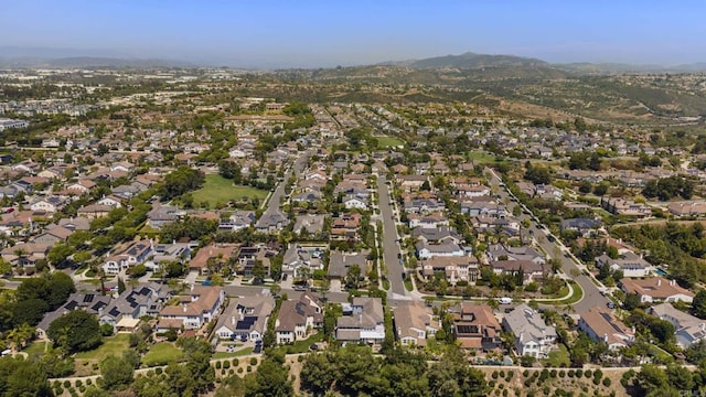 6257 Alverton, Carlsbad, CA 92009 - aerial view of property's location with a mountain backdrop and nearby suburban area