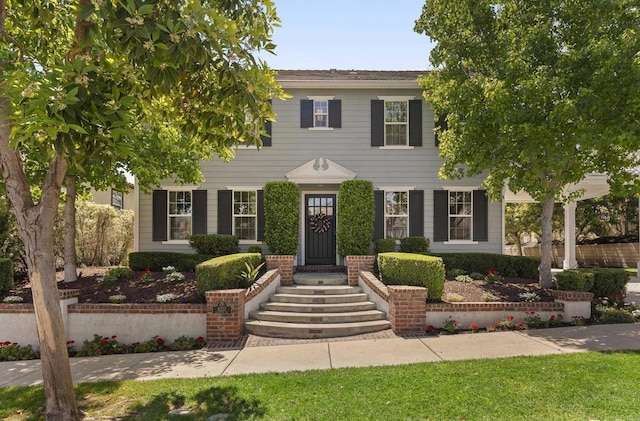 6257 Alverton, Carlsbad, CA 92009 - view of colonial inspired home