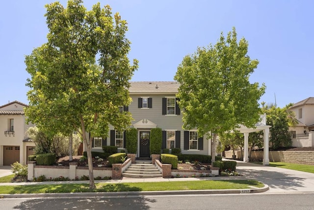 6257 Alverton, Carlsbad, CA 92009 - view of front of home with a tiled roof