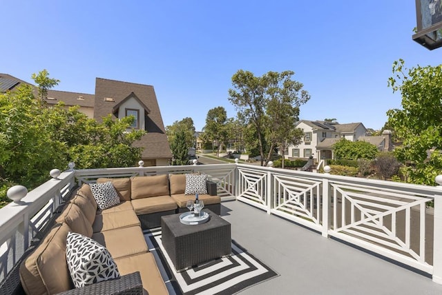6257 Alverton, Carlsbad, CA 92009 - view of patio / terrace with outdoor lounge area and a residential view