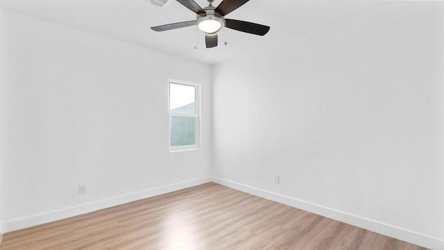 5122 Coban St, San Diego, CA 92114 - empty room featuring light wood-style floors and ceiling fan