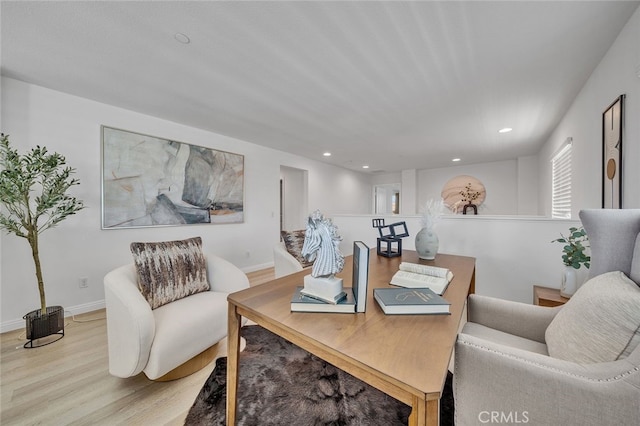 9370 Bistro Pl, Rancho Cucamonga, CA 91730 - office area with wood finished floors and recessed lighting