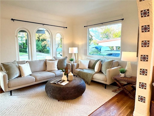2030 Jefferson Dr, Pasadena, CA 91104 - living room with healthy amount of natural light and wood-type flooring