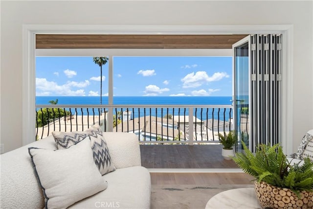 2961 Rounsevel, Laguna Beach, CA 92651 - balcony with a water view