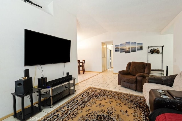 2549 Esperanza St, San Bernardino, CA 92410 - living area with vaulted ceiling and baseboards