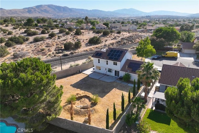 37338 Salem Ct, Palmdale, CA 93550 - aerial perspective of suburban area featuring mountains