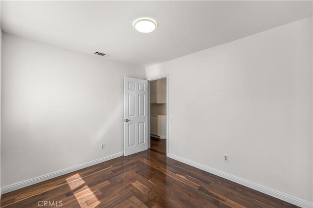 37338 Salem Ct, Palmdale, CA 93550 - unfurnished room with baseboards and dark wood finished floors
