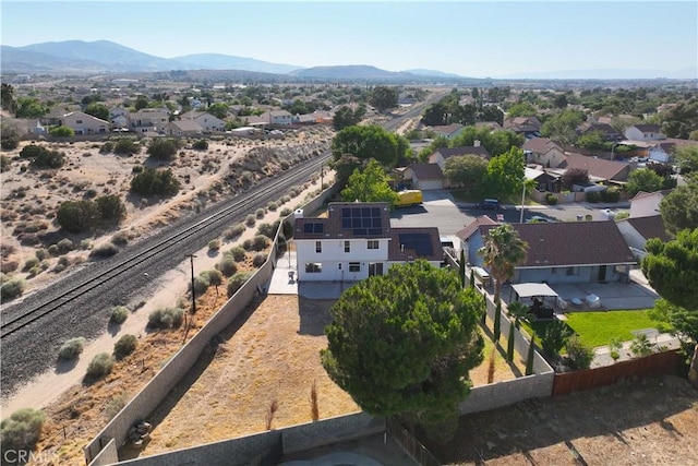 37338 Salem Ct, Palmdale, CA 93550 - aerial perspective of suburban area featuring a mountainous background