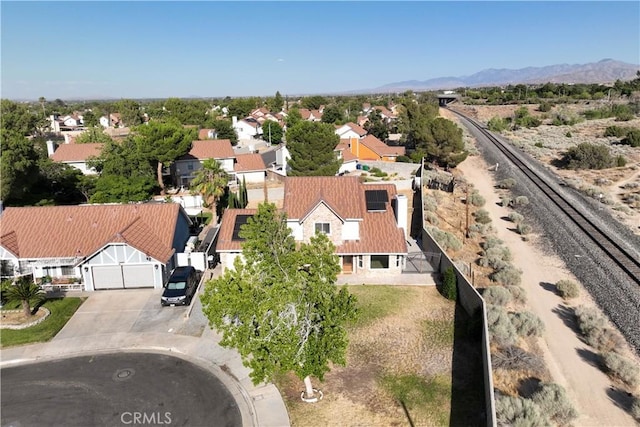 37338 Salem Ct, Palmdale, CA 93550 - aerial view of residential area with a mountain backdrop