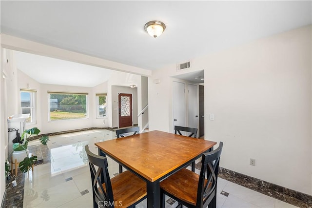 37338 Salem Ct, Palmdale, CA 93550 - dining space featuring healthy amount of natural light and stairs