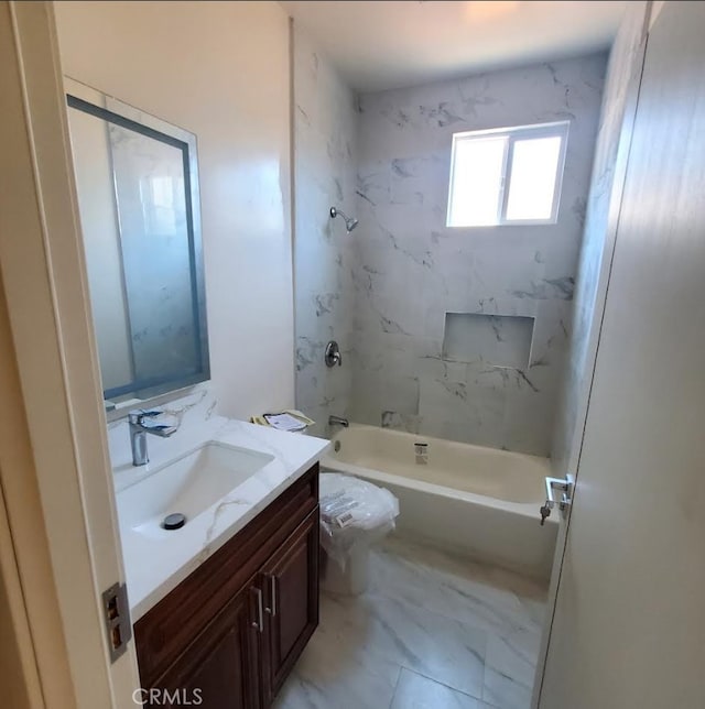 3765 Globe Ave, Los Angeles, CA 90066 - bathroom featuring vanity and bathtub / shower combination
