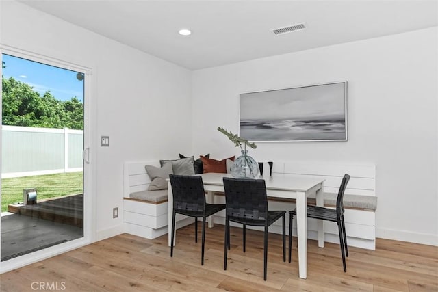 32772 Shipside Dr, Dana Point, CA 92629 - dining room with light wood-style flooring and recessed lighting
