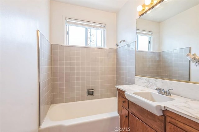 1908 W 134th Pl, Gardena, CA 90249 - full bath featuring vanity and shower / bathtub combination