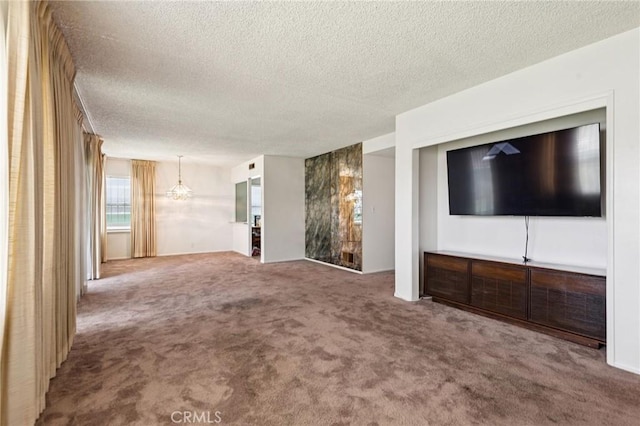 1908 W 134th Pl, Gardena, CA 90249 - unfurnished living room featuring carpet floors and a textured ceiling