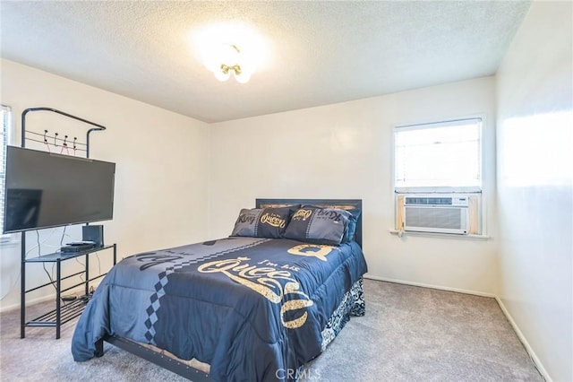 1908 W 134th Pl, Gardena, CA 90249 - bedroom featuring cooling unit, carpet, and a textured ceiling