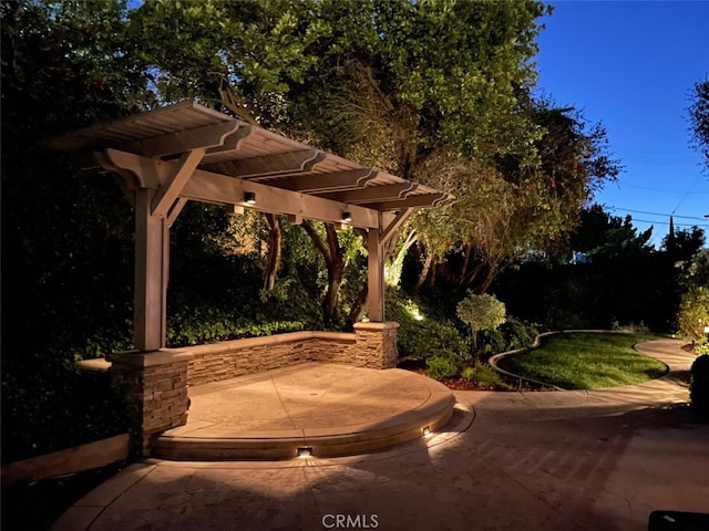 20158 Barnard Ave, Walnut, CA 91789 - view of patio with a pergola