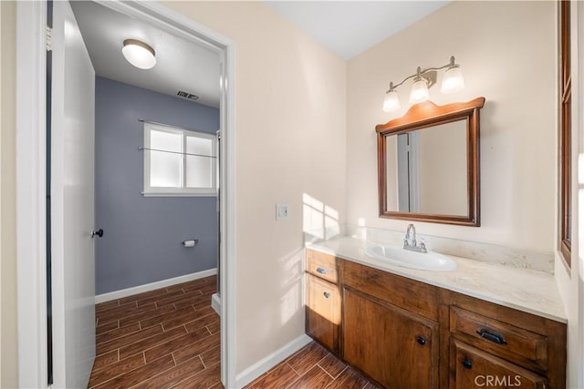 20158 Barnard Ave, Walnut, CA 91789 - bathroom with vanity and wood finish floors