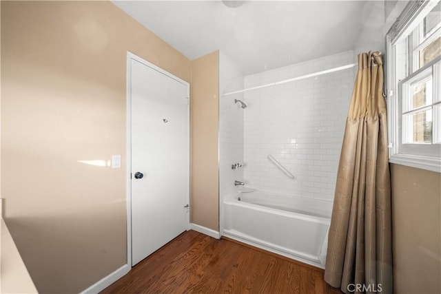 20158 Barnard Ave, Walnut, CA 91789 - bathroom with wood finished floors and shower / tub combo