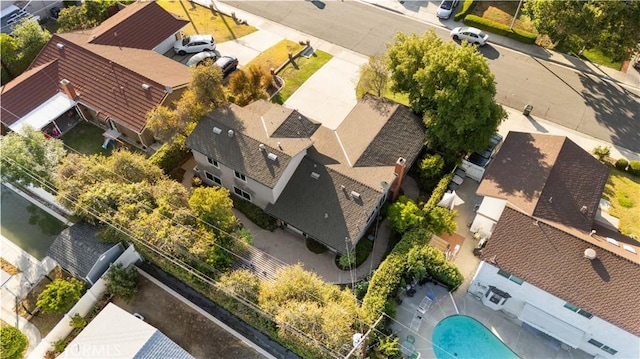 20158 Barnard Ave, Walnut, CA 91789 - aerial view of residential area with a pool