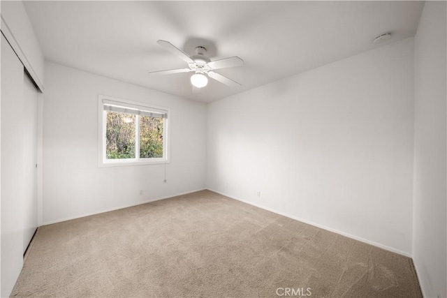 20158 Barnard Ave, Walnut, CA 91789 - unfurnished bedroom with a closet, carpet, and a ceiling fan