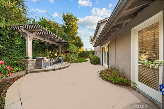 20158 Barnard Ave, Walnut, CA 91789 - view of patio with a pergola and outdoor lounge area