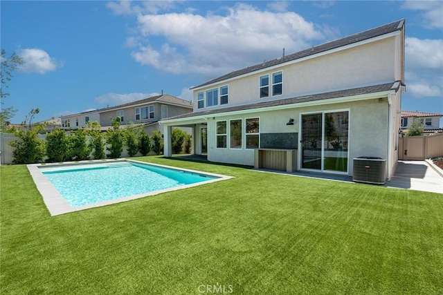 28524 Songbird Way, Saugus, CA 91350 - back of house with stucco siding