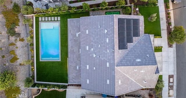 28524 Songbird Way, Saugus, CA 91350 - aerial view of property and surrounding area with a pool