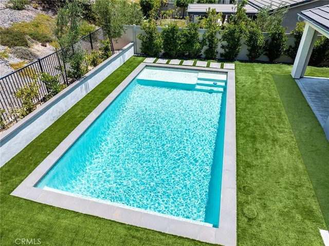 28524 Songbird Way, Saugus, CA 91350 - view of pool featuring a fenced backyard