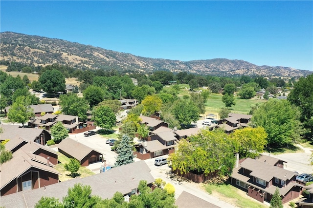 77 Meadow Lakes Dr, Tehachapi, CA 93561 - aerial view of residential area featuring a mountain backdrop