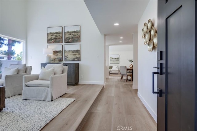 14632 Kimberly Cir, Tustin, CA 92780 - foyer entrance with light wood-style floors and recessed lighting