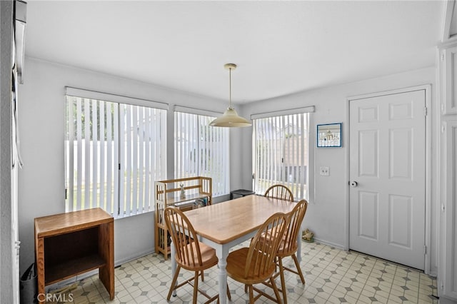 3681 Foxplain Rd, Corona, CA 92882 - dining area featuring light flooring and baseboards