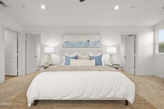 5000 Terramar Way, Oxnard, CA 93035 - bedroom featuring light colored carpet and recessed lighting
