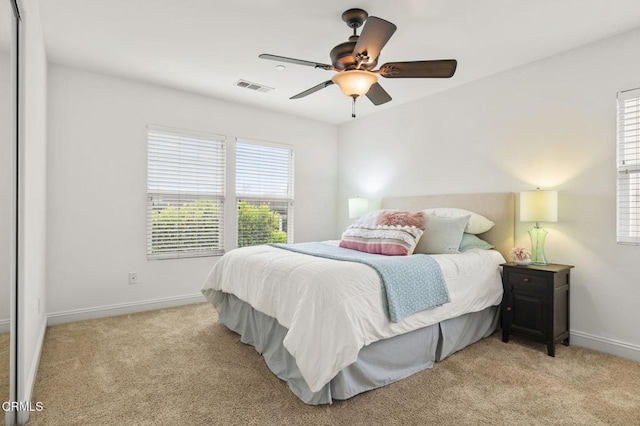 5000 Terramar Way, Oxnard, CA 93035 - carpeted bedroom featuring baseboards and a ceiling fan