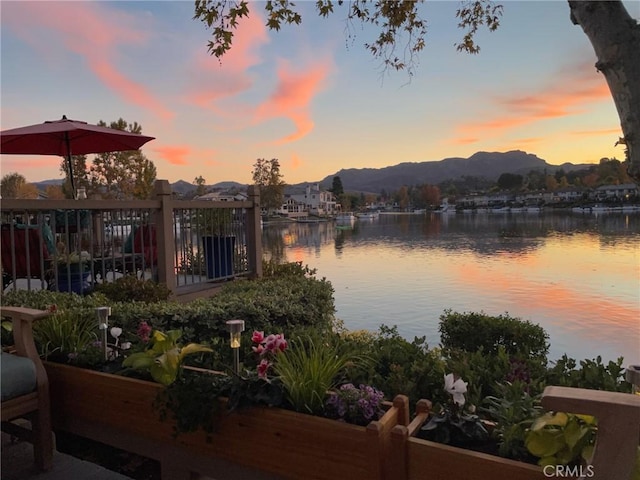 1158 S Westlake Blvd Unit D, Westlake Village, CA 91361 - water view with a mountainous background