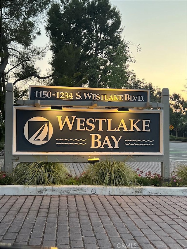 1158 S Westlake Blvd Unit D, Westlake Village, CA 91361 - view of community sign