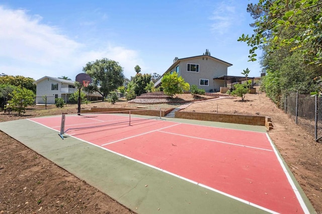 1026 Eucalyptus Ave, Vista, CA 92084 - view of tennis court with community basketball court